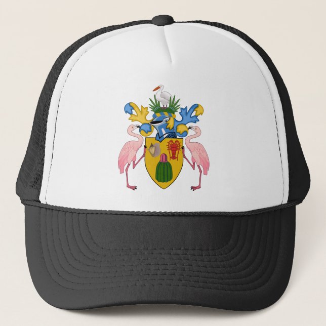 Boné emblemas das ilhas turcas e caicos (Frente)