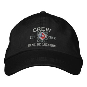 Boné Embroider náutico personalizado da tripulação de b