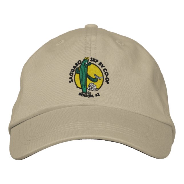 Boné Embroidered Hat - Khaki (Frente)