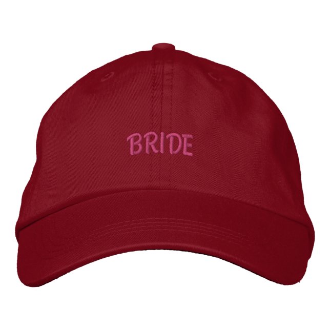 BONÉ EMBROIDERED WEDDING BRIDE (Frente)