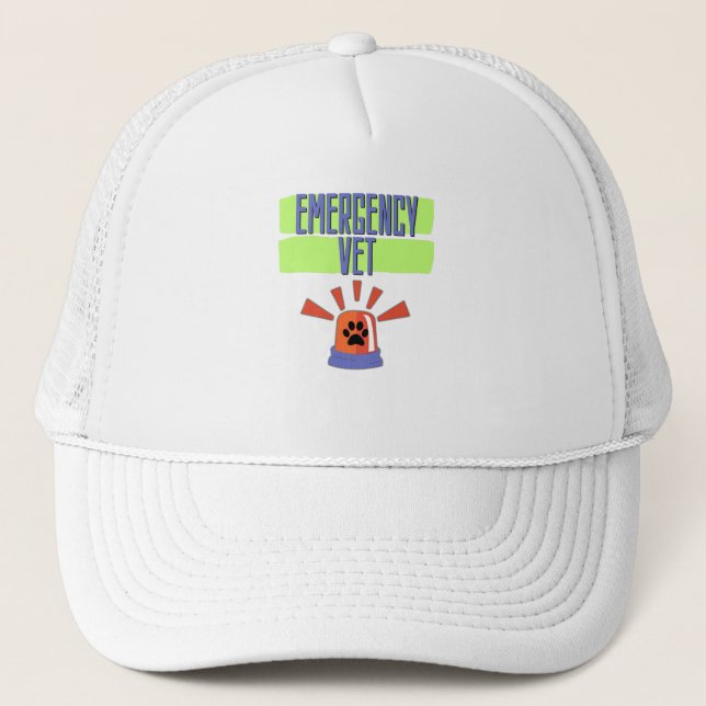 Boné Emergency Vet – Veterinary Emergency Design (Frente)