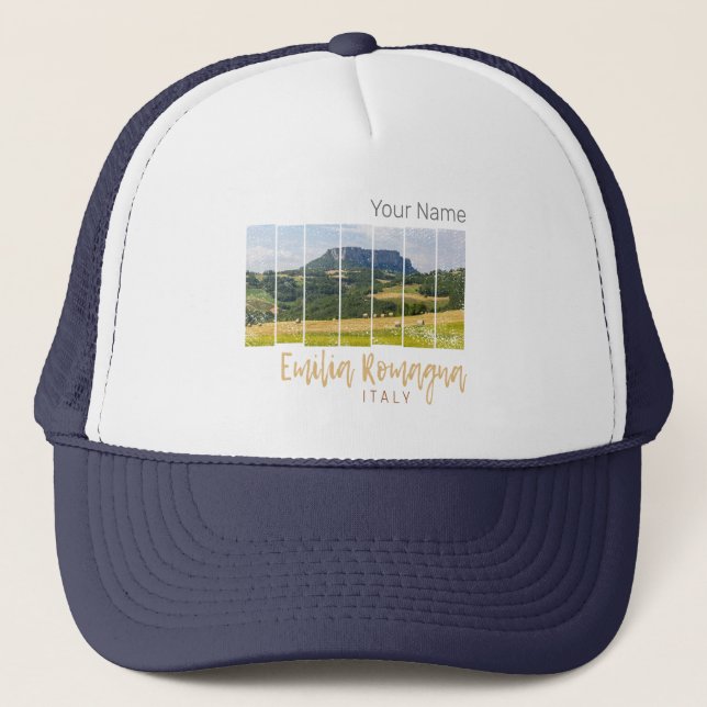 Boné Emilia-Romagna Landscape Itália Vintage Souvenir (Frente)