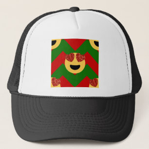 Boné emoji do coração de natal