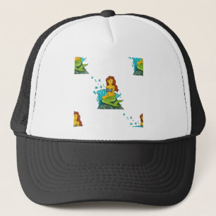 Boné emoji mermaid