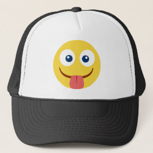 Boné Encerrada A Língua Emoji