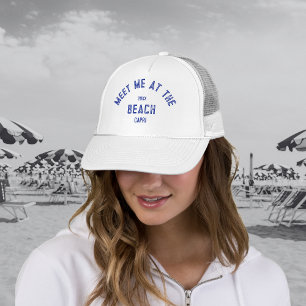 Boné Encontro Azul Na Praia Personalizado