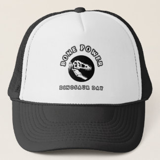 Boné Energia óssea - Design do crânio do dinossauro