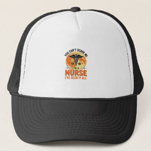 Boné Enfermeira engraçada de Halloween Design médico vi