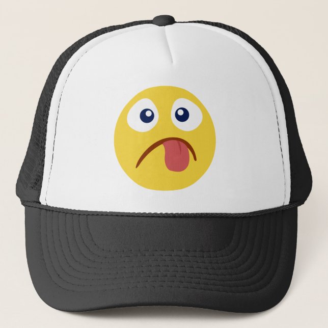 Boné Enfiada A Língua Emoji (Frente)