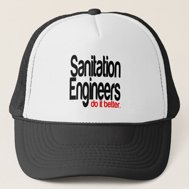 Boné Engenheiros De Saneamento Fazem Melhor (Frente)