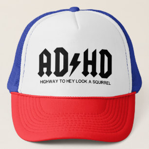 Boné Engraçado ADHD - Rodovia para