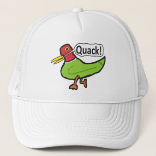 Boné Engraçado Duck Quacking