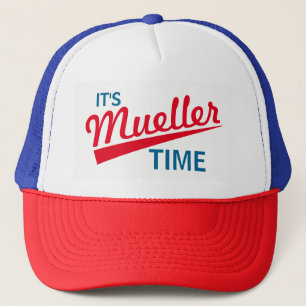 Boné Engraçado "é tempo de Mueller "