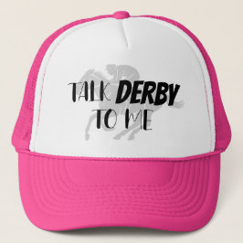 Boné Engraçado Fala Derby para Mim Trucker Hat