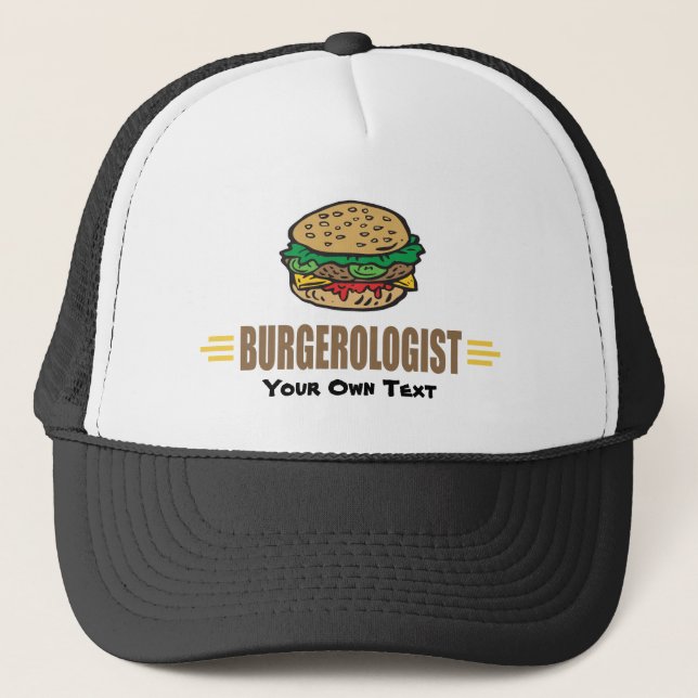 Boné Engraçado Hamburger (Frente)