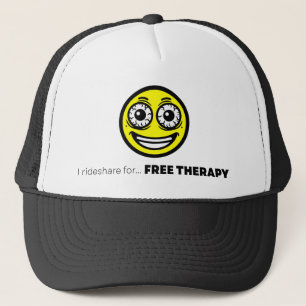 Boné Engraçado Hat   Emoji Amarelo Louco   Rideshare Hu