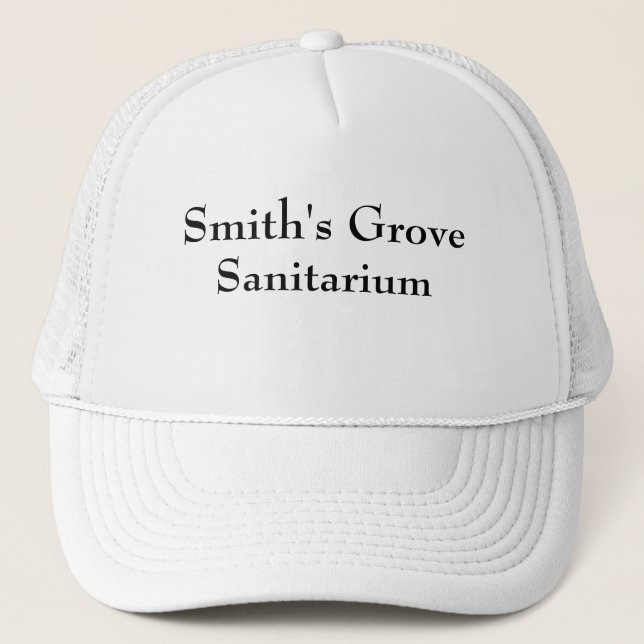 Boné Engraçado Novelty Smith's Grove Sanitarium (Frente)
