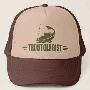 Boné Engraçado Pesca de Trutas