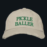 Boné Engraçado Pickleball Lover Citação Dúvida Única<br><div class="desc">Mostre o seu amor por uma bola de picles com este chapéu de pai bordado bordado de na moda! Apresentando letras verdes ousadas num fundo neutro clássico, este chapéu é perfeito para o veste casual sobre e fora do tribunal. Quer você seja um profissional experiente ou simplesmente ame o jogo,...</div>