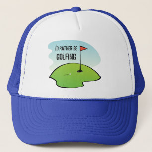 Boné Engraçado, Preferencialmente De Golfe, Golfe Verd