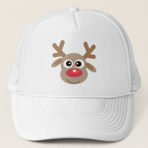 Boné Engraçado Reindeer Novelty Trucker Hat