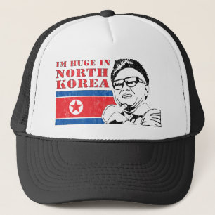 Boné enorme somente na Coreia do Norte - Kim Jong-il