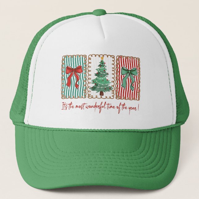Boné Época Mais Maravilhosa do Ano Coquette Natal (Frente)