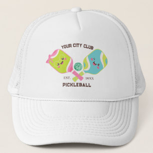 Boné Equipa de Clube de Pickleball Presente Personaliza