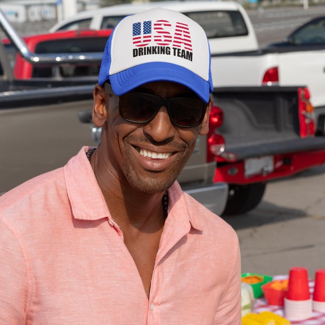 Boné Equipe de Bebendo dos EUA (Criador carregado)