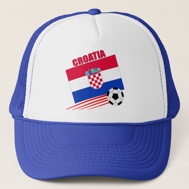 Boné Equipe de futebol de Croatia (Frente)