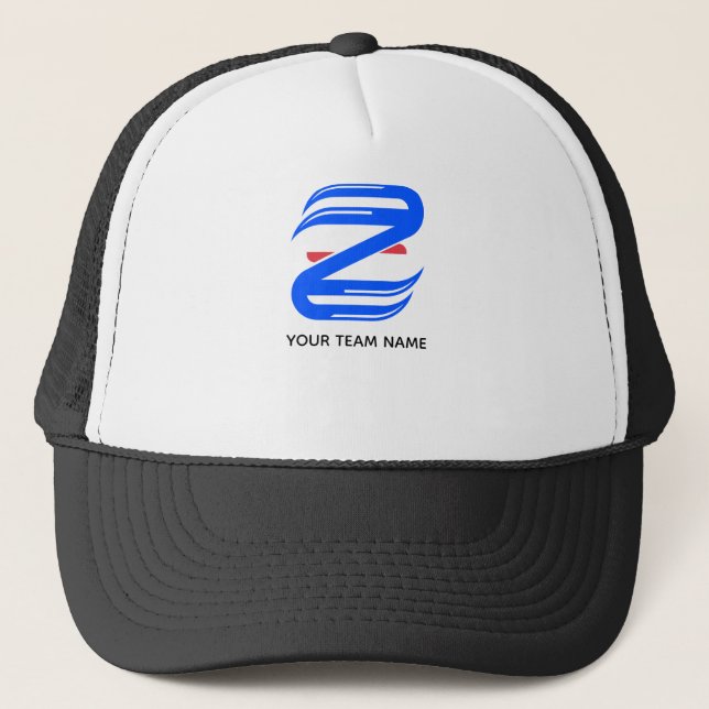 Boné Equipe de Letra Atlética Personalizável Z (Frente)