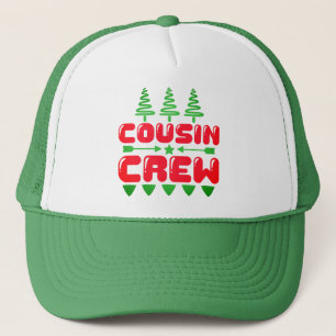 Boné Equipe de Primos Natal Família Design Combinando-8