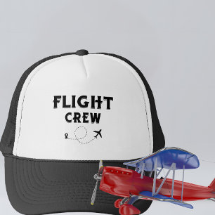 Boné Equipe de Voo de Viagem Avião Voando Férias Modern