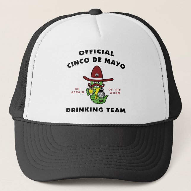 Boné Equipe do bebendo de Cinco de Mayo (Frente)