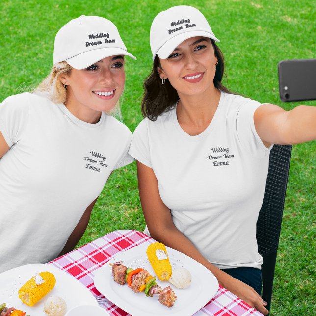 Boné Equipe dos Sonhos de Casamento, Noiva, Despedida d (Criador carregado)