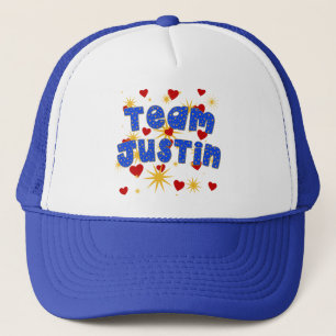 Boné EQUIPE JUSTIN! T-shirt para miúdos e adultos