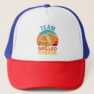 Boné Equipe Queijo Grelhado Camisa engraçada Amante de