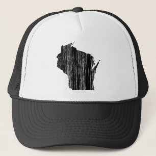 Boné Esboço afligido do estado de Wisconsin