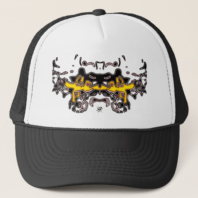 Boné Esboço de Tigre (Amarelo 4) (Frente)