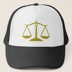 Boné Escalas de justiça - ouro