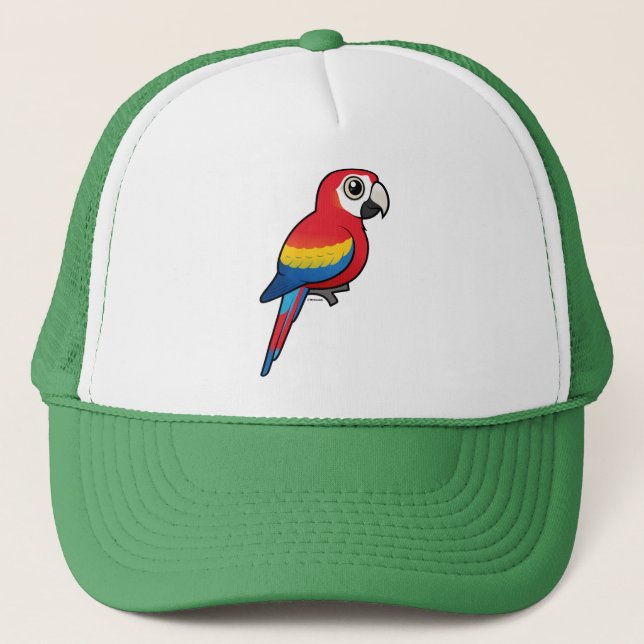 Boné Escarlate do Macaw (Frente)