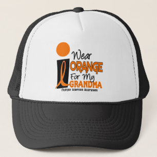Boné Esclerose múltipla do MS eu visto a laranja para