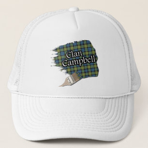 Boné Escocês de Pinta de Campbell Tartan Paint