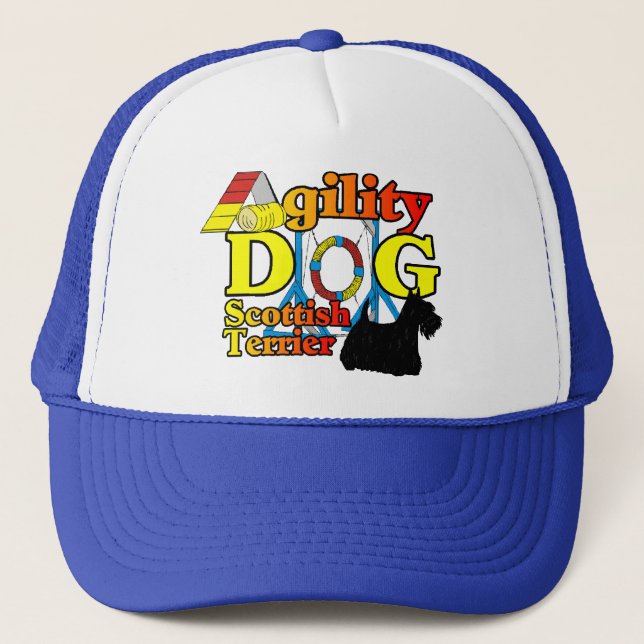 Boné Escocesa_Terrier_Agilidade (Frente)