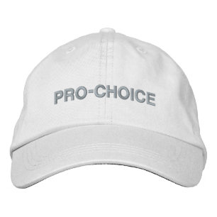 Boné Escolha Pro rosa branco personalizado minimalista