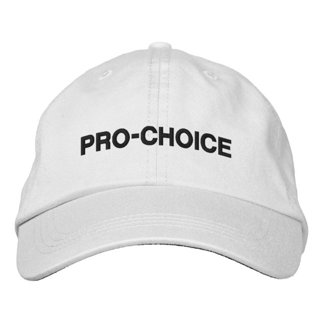 Boné Escolha pró-vida preto e branco personalizado mini (Frente)