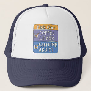 Boné Escolha Um - Café ou Cafeína