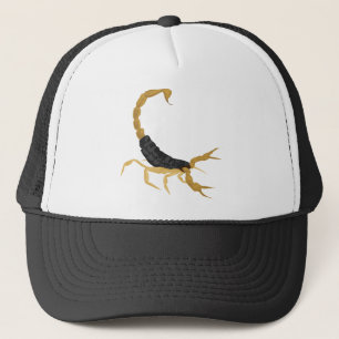 Boné Escorpião preto e Dourado