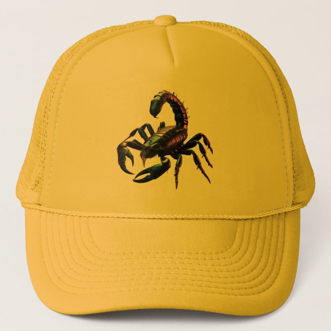 Boné Escorpião Preto Venenoso (Frente)