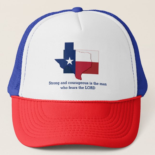 Boné Escritura Cristã de Sinalizador TEXAS Personalizad (Frente)